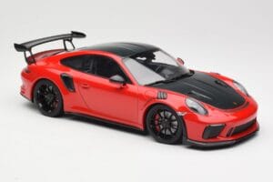 Porsche 911 991.2 GT3 RS Weissach Package Rdeč s Črnimi Platišči Minichamps 1:18 155068230 Kovina – slika 4 od 6