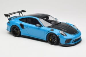 Porsche 911 991.2 GT3 RS Weissach Package Shark Blue Črna Magnezijeva Platišča Minichamps 1:18 153068224 Kovina – slika 4 od 6