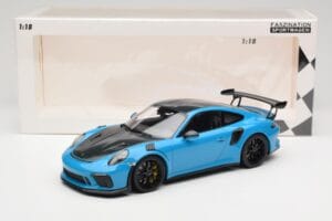 Porsche 911 991.2 GT3 RS Weissach Package Shark Blue Črna Magnezijeva Platišča Minichamps 1:18 153068224 Kovina – slika 6 od 6