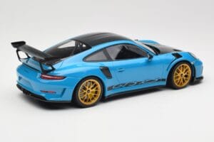 Porsche 911 991.2 GT3 RS Weissach Package Shark Blue Wording Zlata Magnezijeva Platišča Minichamps 1:18 153068237 Kovina – slika 2 od 6