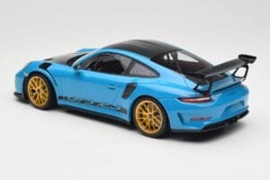 Porsche 911 991.2 GT3 RS Weissach Package Shark Blue Wording Zlata Magnezijeva Platišča Minichamps 1:18 153068237 Kovina – slika 5 od 6