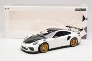 Porsche 911 991.2 GT3 RS Weissach Package Bela Zlata Magnezijeva Platišča Minichamps 1:18 153068238 Kovina – slika 6 od 6