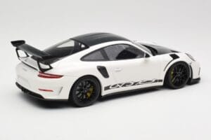 Porsche 911 991.2 GT3 RS Weissach Package Bela Wording Črna Magnezijeva Platišča Minichamps 1:18 153068225 Kovina – slika 2 od 6