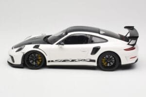 Porsche 911 991.2 GT3 RS Weissach Package Bela Wording Črna Magnezijeva Platišča Minichamps 1:18 153068225 Kovina – slika 3 od 6