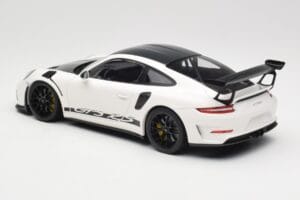 Porsche 911 991.2 GT3 RS Weissach Package Bela Wording Črna Magnezijeva Platišča Minichamps 1:18 153068225 Kovina – slika 5 od 6