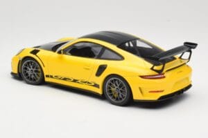 Porsche 911 991.2 GT3 RS Rumen Weissach Package Platinum Wheels Minichamps 1:18 155068221 Kovina – slika 5 od 6