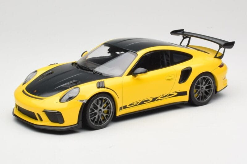 Porsche 911 991.2 GT3 RS Rumen Weissach Package Platinum Wheels Minichamps 1:18 155068221 Kovina