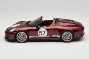 Porsche 911 991.2 Speedster Heritage Edition Cherry Metallic GT Spirit 1:18 GT929 Smola – slika 3 od 6