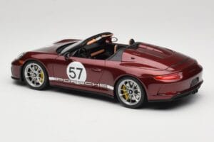 Porsche 911 991.2 Speedster Heritage Edition Cherry Metallic GT Spirit 1:18 GT929 Smola – slika 5 od 6