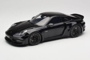 Porsche 911 992 Brabus 900 Rocket-R Obsidian Black GT Spirit 1:18 GT502 Smola