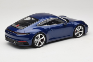 Porsche 911 992 Carrera 4S Blue Metallic Minichamps 1:18 153067327 Kovina – slika 2 od 6