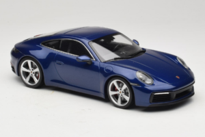 Porsche 911 992 Carrera 4S Blue Metallic Minichamps 1:18 153067327 Kovina – slika 4 od 6