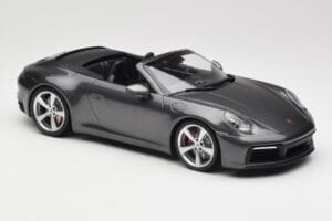 Porsche 911 992 Carrera 4S Kabriolet Agate Grey Metallic Minichamps 1:18 155067336 Kovina – slika 4 od 6