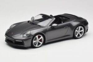 Porsche 911 992 Carrera 4S Kabriolet Agate Grey Metallic Minichamps 1:18 155067336 Kovina