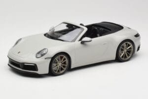 Porsche 911 992 Carrera 4S Kabriolet Siv Minichamps 1:18 155067335 Kovina
