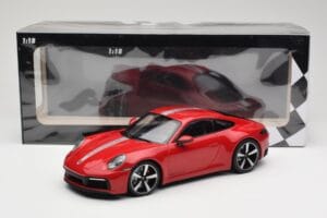 Porsche 911 992 Carrera 4S Carmine Red Minichamps 1:18 155067326 Kovina – slika 6 od 6