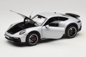 Porsche 911 992 Dakar Ice Grey Metallic Norev 1:18 187242 Kovina – slika 2 od 8