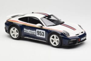 Porsche 911 992 Dakar Rough Roads Norev 1:18 187240 Kovina – slika 7 od 9