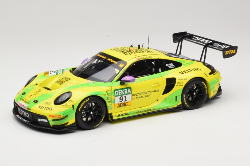 Porsche 911 GT3 R #91 T. Preining Manthey EMA DTM Hockenheim Champion 2023 Minichamps 1:18 MG-M-911-DTM-n91-23-1801 Kovina