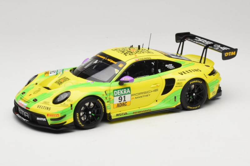 Porsche 911 GT3 R #91 T. Preining Manthey EMA DTM Norisring Winner 2023 Minichamps 1:18 MG-M-911-DTM-n91-23-1802 Kovina