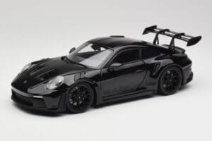 Porsche 911 992 GT3 RS Črn & Črna Platišča Concept Minichamps 1:18 911992003 Kovina