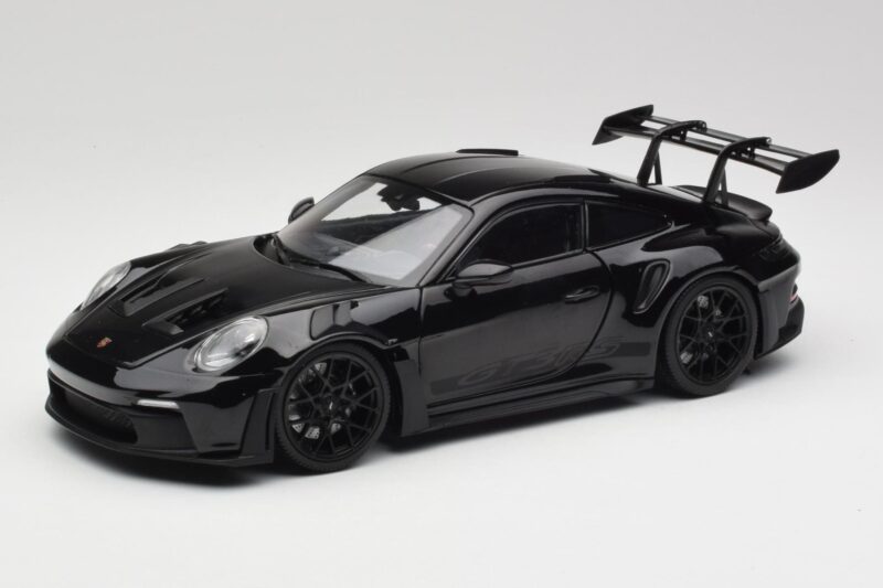 Porsche 911 992 GT3 RS Črn & Črna Platišča Concept Minichamps 1:18 911992003 Kovina