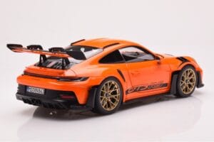 Porsche 911 992 GT3 RS Gulf Oranžen Norev 1:18 187360 Kovina – slika 3 od 8