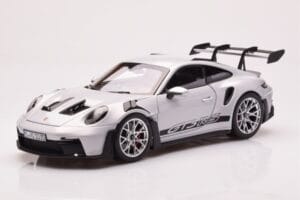 Porsche 911 992 GT3 RS Ice Siv Norev 1:18 187359 Kovina