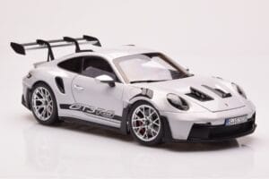 Porsche 911 992 GT3 RS Ice Siv Norev 1:18 187359 Kovina – slika 6 od 8