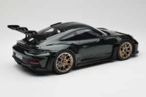 Porsche 911 992 GT3 RS Jet Green Metallic Black Norev 1:12 127532 Kovina – slika 2 od 6