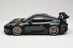 Porsche 911 992 GT3 RS Jet Green Metallic Black Norev 1:12 127532 Kovina – slika 3 od 6