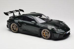 Porsche 911 992 GT3 RS Jet Green Metallic Black Norev 1:12 127532 Kovina – slika 4 od 6