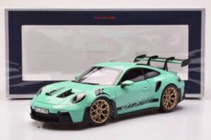 Porsche 911 992 GT3 RS Mint Zelen Norev 1:18 187362 Kovina – slika 8 od 8