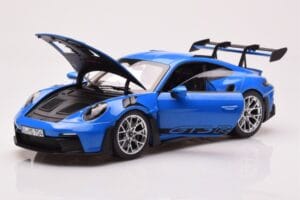 Porsche 911 992 GT3 RS Sharkblue Norev 1:18 187358 Kovina – slika 2 od 8