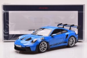 Porsche 911 992 GT3 RS Sharkblue Norev 1:18 187358 Kovina – slika 8 od 8