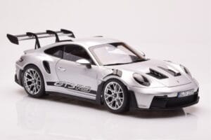 Porsche 911 992 GT3 RS Srebrn Metalik Norev 1:18 187357 Kovina – slika 6 od 8