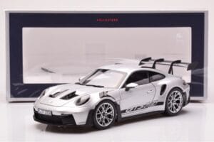 Porsche 911 992 GT3 RS Srebrn Metalik Norev 1:18 187357 Kovina – slika 8 od 8