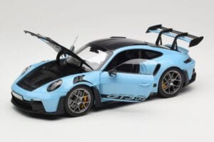 Porsche 911 992 GT3 RS Weissach Pack Gulf Blue Norev 1:18 187367 Kovina – slika 2 od 8