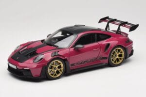 Porsche 911 992 GT3 RS Weissach Package Ruby Star Norev 1:18 187370 Kovina