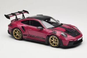 Porsche 911 992 GT3 RS Weissach Package Ruby Star Norev 1:18 187370 Kovina – slika 6 od 8