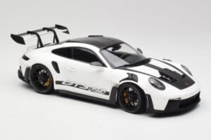 Porsche 911 992 GT3 RS Bela & Črna Kolesa Minichamps 1:18 155062230 Kovina – slika 4 od 6