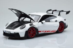 Porsche 911 992 GT3 RS Bel Pyro Rdeč Norev 1:18 187352 Kovina – slika 2 od 8