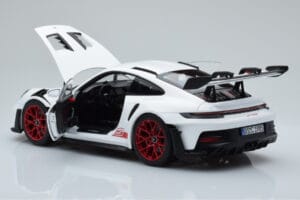 Porsche 911 992 GT3 RS Bel Pyro Rdeč Norev 1:18 187352 Kovina – slika 5 od 8