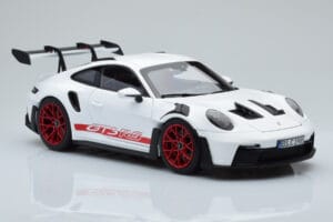 Porsche 911 992 GT3 RS Bel Pyro Rdeč Norev 1:18 187352 Kovina – slika 6 od 8