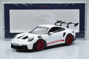 Porsche 911 992 GT3 RS Bel Pyro Rdeč Norev 1:18 187352 Kovina – slika 8 od 8