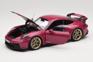 Porsche 911 992 GT3 Ruby Star Neo Norev 1:18 187381 Kovina – slika 2 od 8