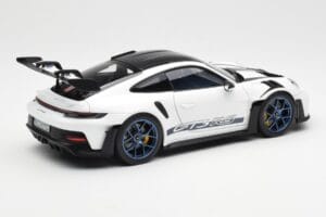 Porsche 911 992 GT3 Weissach Package Bel & Indigo Moder Norev 1:18 187353 Kovina – slika 3 od 8
