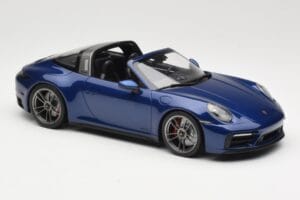 Porsche 911 992 Targa 4 GTS Blue Metallic Minichamps 1:18 155061060 Kovina – slika 4 od 6