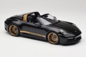 Porsche 911 992 Targa Porsche Design Črna & Zlata Concept Minichamps 1:18 PORSCHE001 Kovina – slika 4 od 6