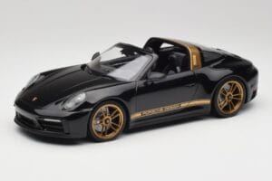 Porsche 911 992 Targa Porsche Design Črna & Zlata Concept Minichamps 1:18 PORSCHE001 Kovina